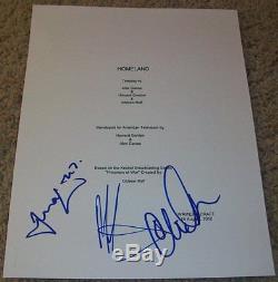 CLAIRE DANES MANDY PATINKIN & LEWIS SIGNED HOMELAND 62 PAGE PILOT SCRIPT withPROOF