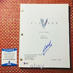 CLIVE STANDEN SIGNED VIKINGS FULL 59 PAGE PILOT SCRIPT with BECKETT BAS COA