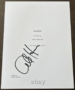 COLE HAUSER SIGNED YELLOWSTONE FULL PILOT SCRIPT withEXACT PROOF & BECKETT BAS COA