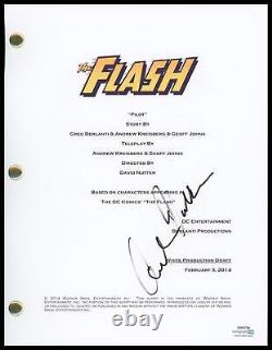 Carlos Valdes The Flash AUTOGRAPH Signed'Vibe' Pilot Episode Script ACOA