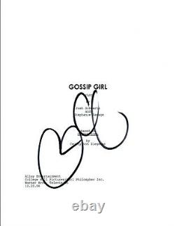 Chace Crawford Signed Autographed GOSSIP GIRL Pilot Episode Script COA AB