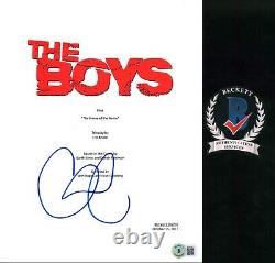 Chace Crawford Signed The Boys Full Pilot Script The Deep Beckett Bas Coa
