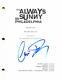 Charlie Day Signed Autograph Its Always Sunny In Philadelphia Full Pilot Script