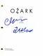 Charlie Tahan Signed Autograph Ozark Full Pilot Script Wyatt Langmore