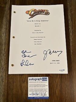 Cheers' TV Show Signed Autograph Full Pilot Script James Burrows Charles ACOA