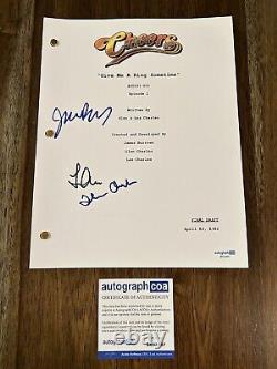 Cheers' TV Show Signed Autograph Full Pilot Script James Burrows Charles ACOA