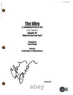 Chris Bauer Signed Autograph The Wire Pilot Script Full Screenplay Beckett COA