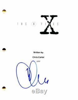 Chris Carter Signed Autograph The X-files Full Pilot Script Gillian Anderson