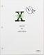 Chris Carter Signed The X-Files Creator Pilot Episode Script Cover PSA C