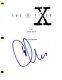 Chris Carter Signed X-files Full Pilot Script Authentic Autograph