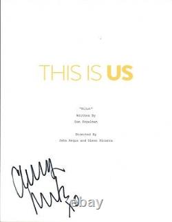 Chrissy Metz Signed Autographed THIS IS US Full Pilot Episode Script COA