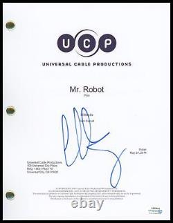 Christian Slater Mr. Robot AUTOGRAPH Signed Complete Pilot Episode Script ACOA