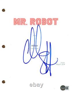 Christian Slater Signed Autograph Mr. Robot Pilot Script Screenplay Beckett COA