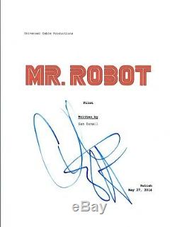 Christian Slater Signed Autographed MR. ROBOT Pilot Episode Script COA VD