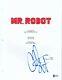 Christian Slater Signed Mr. Robot Pilot Script Beckett Bas Autograph Auto
