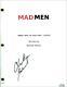 Christina Hendricks Mad Men AUTOGRAPH Signed Full Complete Pilot Script ACOA