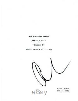 Chuck Lorre Signed Autograph THE BIG BANG THEORY Pilot Episode Script COA VD