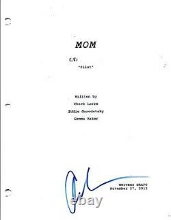 Chuck Lorre Signed Autographed MOM Pilot Episode Script COA VD