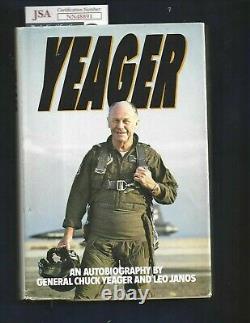 Chuck Yeager Autographed Book USA Air Force General Pilot JSA COA Hard Cover