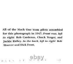 Chuck Yeager Signed Book Test Pilot The Quest For Mach One Bell XS1 Right Stuff