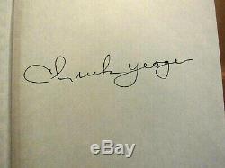 Chuck Yeager Speed Of Sound Ace Pilot Signed Auto Yeager 1985 Book Jsa Beauty