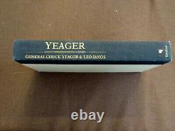 Chuck Yeager Speed Of Sound Pilot Signed Auto Vtg Yeager Autobiography Book Jsa