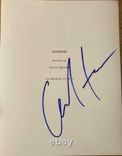 Cole Hauser Signed Autograph Yellowstone Full Rare Show Pilot Script Coa