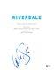 Cole Sprouse Signed Riverdale Pilot Script Beckett Bas Autograph Auto