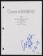 Conleth Hill Signed Game of Thrones Pilot Full Movie Script Inscribed 1-4-19