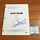 DAMON HERRIMAN SIGNED JUSTIFIED FULL PAGE PILOT EPISODE SCRIPT with BECKET BAS COA