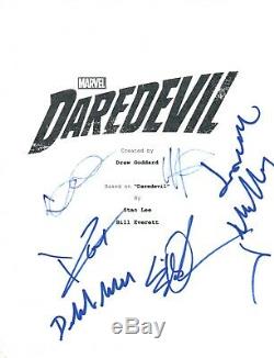 DAREDEVIL Cast Signed Autographed Pilot Script Charlie Cox + 5 COA