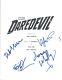 DAREDEVIL Cast Signed Autographed Pilot Script Deborah Ann Woll + 3 COA