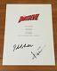 DAREDEVIL SIGNED PILOT (SCRIPT COVER) BY CHARLIE COX & DEBORAH ANN WOLL withPROOF