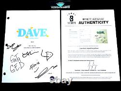 DAVE SIGNED PILOT TV SCRIPT BY 6 CAST MEMBERS LIL DICKY with BECKETT BAS COA