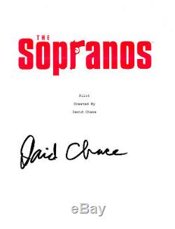 DAVID CHASE SIGNED'THE SOPRANOS' FULL PILOT EPISODE SCRIPT withCOA CREATOR RARE
