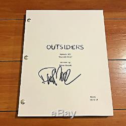 DAVID MORSE SIGNED OUTSIDERS FULL 65 PAGE PILOT EPISODE SCRIPT withEXACT PROOF