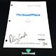 D'ARCY CARDEN SIGNED THE GOOD PLACE FULL PILOT SCRIPT AUTOGRAPH with BECKETT COA
