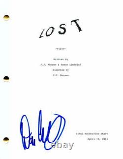 Damon Lindelof Signed Autograph Lost Pilot Script Jj Abrams, Maggie Grace