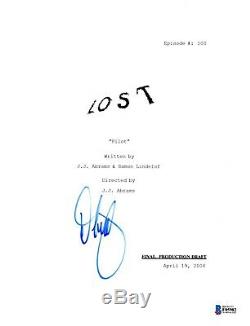 Damon Lindelof Signed Lost Pilot Episode Script Beckett Bas Autograph Auto