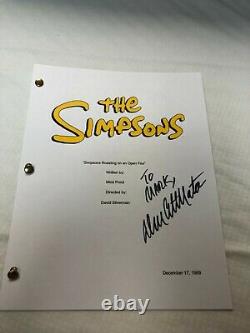 Dan Castalanetta Signed Autographed The Simpsons Pilot Full Episode Script Homer