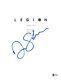 Dan Stevens Signed Legion Pilot Script Beckett Bas Autograph Auto