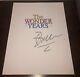 Danica McKellar The Wonder Years Winnie Cooper Signed Pilot Script Cover COA E1