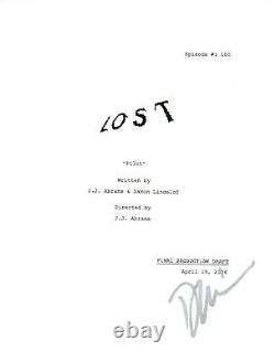 Daniel Dae Kim Signed Autographed LOST Pilot Episode Script COA