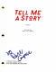 Danielle Campbell Signed Autograph Tell Me A Story Pilot Script Paul Wesley
