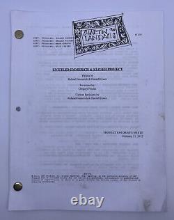 Dark Horse 2012 ABC TV Pilot Movie Script Martin Landau Copy Rare Signed auto