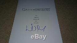 David Benioff Signed Autograph Game Of Thrones Hbo Pilot Episode Whole Script A