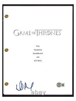 David Benioff Signed Autographed Game of Thrones Pilot Script Beckett COA