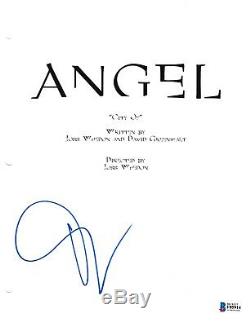 David Boreanaz Signed Angel Pilot Episode Script Beckett Bas Autograph Auto