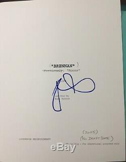 David Boreanaz Signed Autograph Bones Pilot Show Full Script Coa