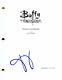 David Boreanaz Signed Autograph Buffy The Vampire Slayer Full Pilot Script